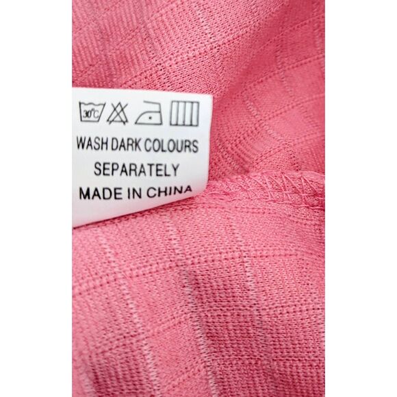 Women's Pink Quarter Zip Pullover Hoodie Sweater S - Picture 7 of 8